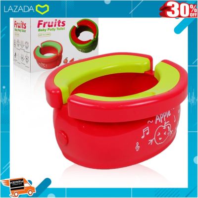 [ โปรโมชั่นสุดคุ้ม ลด 30% ] THETOY กระโถน นั่ง สำหรับเด็ก Fruits Baby Potty Toilet ลายผลไม้ ยาว 21*กว้าง 21.5*สูง 10.5 ซม. สินค้าแม่และเด็ก .สินค้าเกรดพรีเมี่ยม คุณภาพดี.