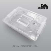 Exobox กล่องใส่สัตว์เลี้ยง กล่องเลี้ยงหนูแฮมสเตอร์ กล่องเลี้ยงดอเมาส์ กล่องเลี้ยงเม่นแคระ กล่องเลี้ยงเต่า กล่องเลี้ยงงูบอล