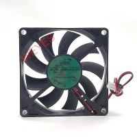 Free shipping AD0812LX-D70 DC 12V 0.09A 2-wire 80x80x15mm Server Cooler Fan