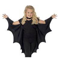 【JH】 Bat Cape Cloak Costume for Kids Child Boys