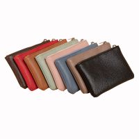 ﹊ New Women Wallets Zipper PU Leather Coin Purse Mini Key Chain Small Wallet Fashion Multifunctional Clutch Card Holder Wallet