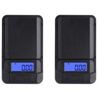 2X 0.01G Electronic Digital Scale Portable Home High Accuracy Kitchen Powder Weighing Balance Luggage Scales