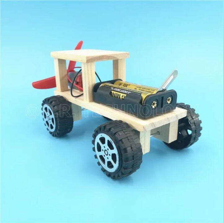 1ชิ้น-ad109-ชุดประกอบไม้-รถไม้-diy-wooden-cross-country-vehicle-ชุดรถของเล่น-รถไม้ของเล่น-รถไม้