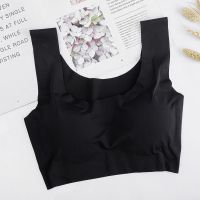 Birdsky, 1PC Women silk vest bra brassiere one piece Yoga running sport top, wire rimless seamless, mulberry pure silk. OR-81