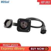 WDSoil 125V 15 Amp Camper RV AC Power Inlet ทนทานต่อสภาพอากาศสำหรับเรือ