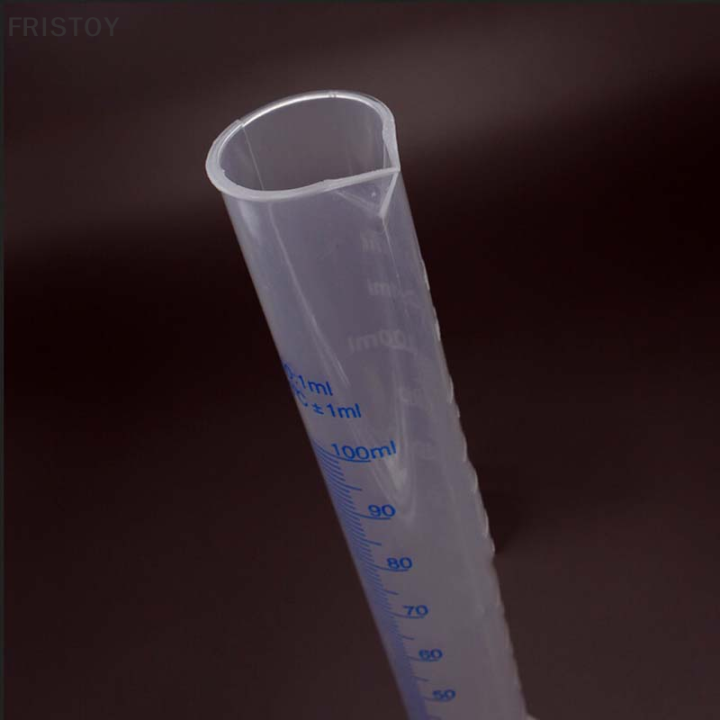 fristoy-พลาสติกวัดกระบอกทดลองทดลองทดลองใช้หลอดของเหลว