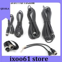 ixoo61 store 1/3/5M 4 Pin core male to female Aviation Extension Video connector power Cable for car Truck Bus Monitor Camera wire