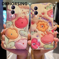 DKHORSING เคสลาย3D ใหม่สำหรับ VIVO Y17S หรูหราพลอยเทียมบลูเรย์เคสโทรศัพท์ภาพดอกไม้ Vivo Y17s เคสฝาหลังซิลิโคน2023 VIVOY17S นิ่ม