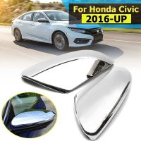 2PCS Car Rearview Side Wing Mirror Cover Trim ABS Plastic Chrome for Honda Civic 2016 2017 2018 2019 2020 Car Styling