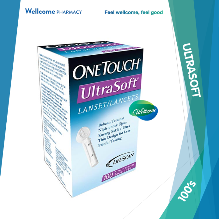 One Touch UltraSoft Lancets - 100's | Lazada