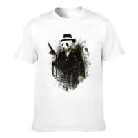 Top Quality The Real Gangster Panda With Gun Creative Printed Cool Tshirt