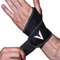 1PC Weightlifting Wrist Wraps with Heavy Duty Thumb Loop Lifting Wrist Support Braces for Powerlifting