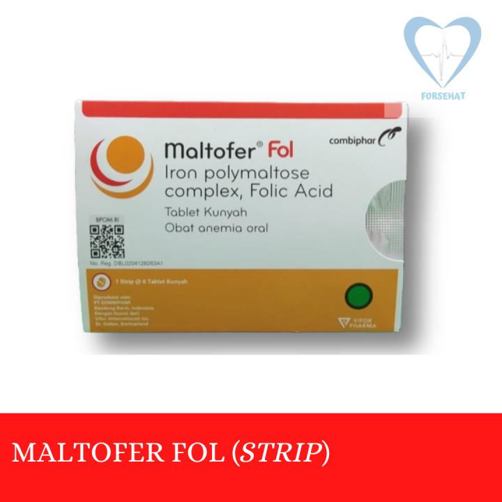 MALTOFER FOL LEMBARAN OBAT DAN SUPLEMEN DEFISIENSI ZAT BESI | Lazada