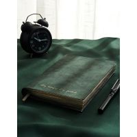 [COD] A5 notebook retro soft leather college students reading postgraduate entrance examination simple ins style diary