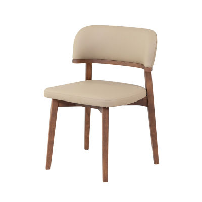 modernform เก้าอี้ รุ่น ABENI หุ้มหนังเทียม สีกาแฟ