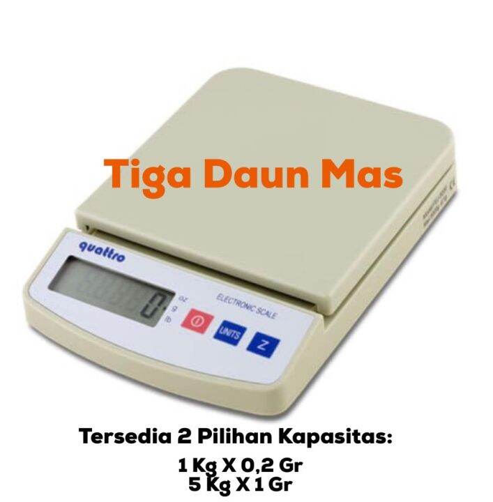 Timbangan Dapur Quattro FEJ Series 1 Kg X 0,2 Gr Lazada Indonesia