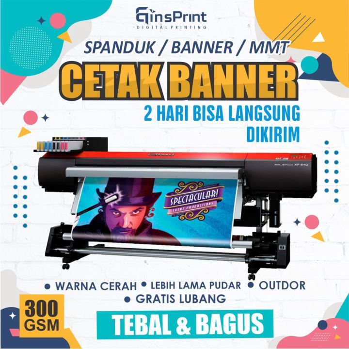 CETAK SPANDUK DESAIN BEBAS / BANNER / BACKDROP / BACKROUND | Lazada ...