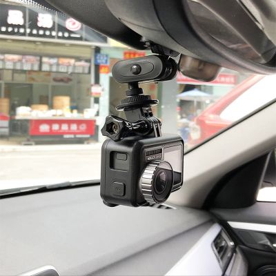 กระจกมองหลังขายึดกล้องโกโปรฮีโร่11 10 9 8 7 6 5 4 SJCAM Xiaoyi รุ่น Yi 4K EKEN Dji Osmo Action 3อุปกรณ์เสริมรถยนต์กล้อง Insta360