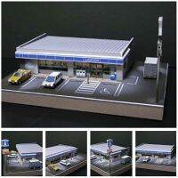 -- {: 1:87 HO Scale ซูเปอร์มาร์เก็ตทำด้วยมือรถไฟแบบจำลองร้านค้าโต๊ะเล่นทรายรุ่น22*16ซม.