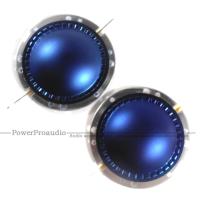 2Pcs 3นิ้ว Blue Titanium Diaphragm Kit พร้อม Voice Coil สำหรับ Paudio SD-75BN สำหรับ SD75BN Driver 76.2มม. ไดอะแฟรม8Ohm