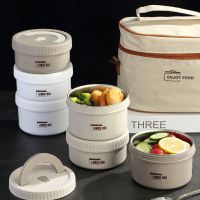 ✹▥ Lunch Box Portable Insulated Lunch Container Set Stackable Bento Stainless Steel Lunch Container