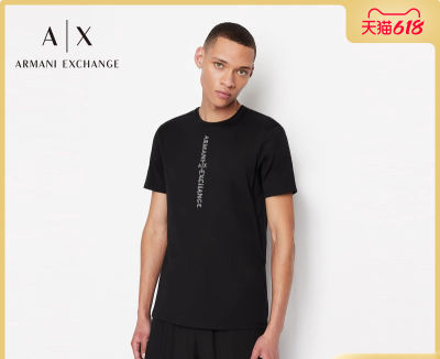 เสื้อยืดคอกลมแขนลำลองขาสั้นแฟชั่น Armani สำหรับผู้ชายสไตล์ใหม่