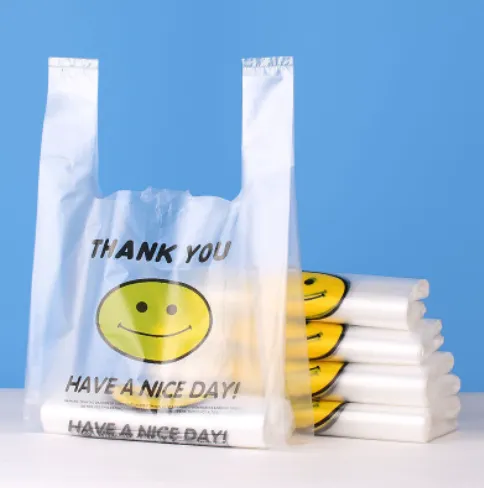 Smiley 2025 plastic bag