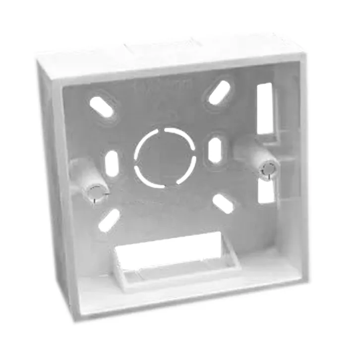 Single Gang Wall Socket Box Home Office Wall Surface Mount Power Outlet