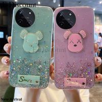 เคสโทรศัพท์ใหม่สำหรับ Realme 11 4G ฝาปิดรูปดวงจันทร์ประกายซิลิโคนนิ่มใสเรืองแสงรูปการ์ตูนสำหรับ Realme 11เคส