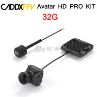 WalkTelle Avatar HD Pro Kit 1080P/60fps ° 160 FOV 1/1.8นิ้วเซ็นเซอร์ Starvis Pro 32G ในตัว Gyroflow V2 VTX