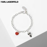 KARL LAGERFELD - K/IKONIK PAVE HEART BRACELET 230W3930 สร้อยข้อมือ