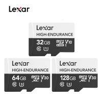 Lexar บัตร TF ทนทานสูง100MB/S การ์ดความจำ32GB V10 64GB V30 128GB C10ไมโครแผงขยายสัญญาณจอกล้องติดรถยนต์