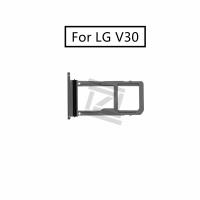 LG V30การ์ดที่ใส่ถาดซิมการ์ดไมโครซิมการ์ด SD อะแดปเตอร์ช่องเสียบบัตร H930 H933 H931 H932อะไหล่ทดแทน VS996ซ่อมแซม