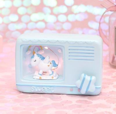 New Arrivel Cuet Cat Home Decoration Light Pink Color Baby Kids lampara bebe Battery Resin Material Warm Bedroom Mini Lamp