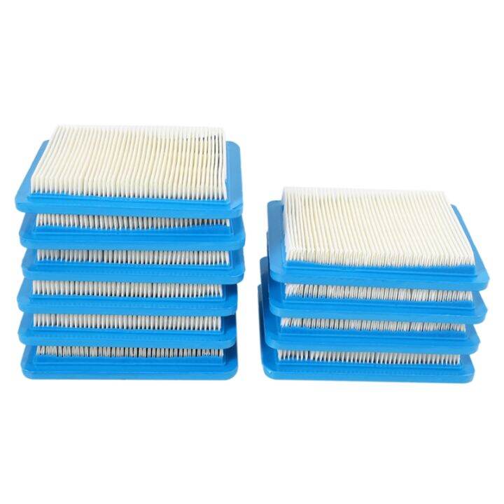 10-pack-491588s-air-filter-replace-for-briggs-stratton-491588-4915885-flat-air-cleaner-cartridge-lawn-mower-filter