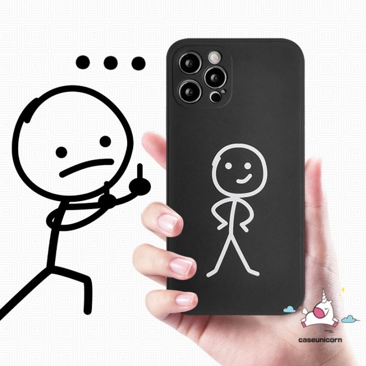 funny-cartoon-couple-phone-case-for-iphone-13-11-12-pro-max-xr-x-xs-max-6-6s-7-8-plus-cute-line-character-soft-cover