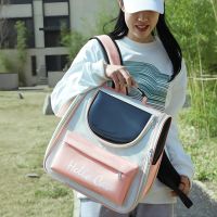 Cat Backpack Pet Carrier Bag Breathable Big Space Portable Bunny Carriers Transportin Travel Handbag for Small Pets Carrying