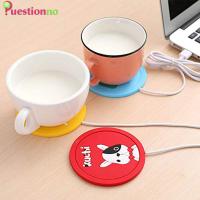 PVC USB ความร้อน Coaster ที่อุ่นกาแฟ MAT ผสมนมเครื่องกวนกาแฟอุ่น Coaster