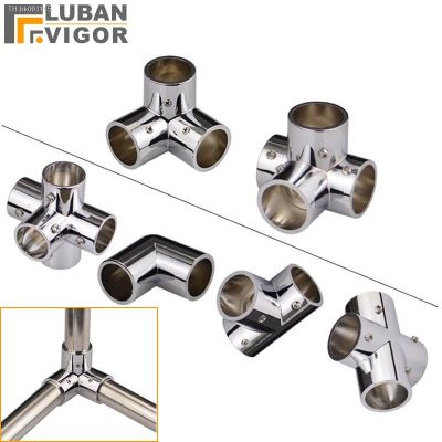 ✸❁ Zinc alloy connector for 25mm tube pipe Movable fastening Clothes rack Display rack Connector fittings