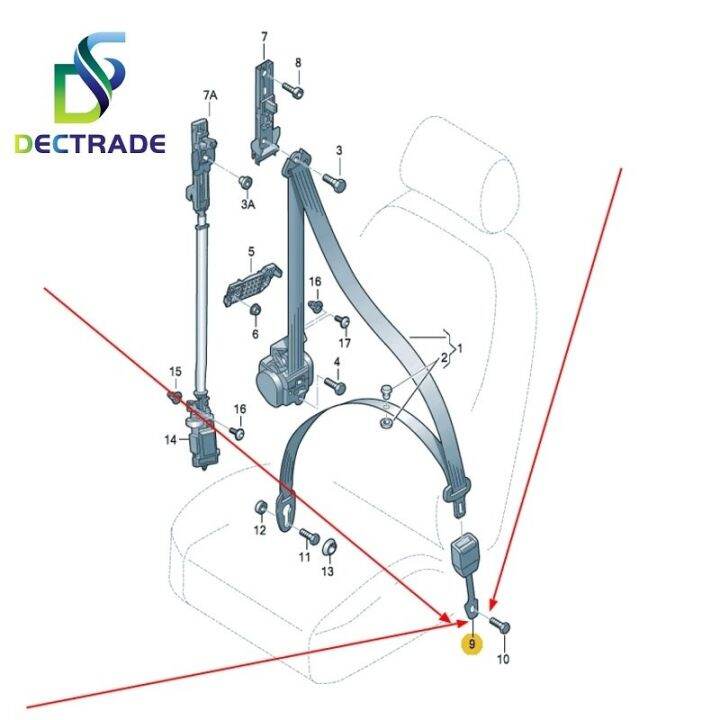 dectrade-หัวเข็มขัดนิรภัยด้านหน้าขยายช่องเก็บได้คลิปเอกซ์เทนเดอร์พร้อมสายเตือนสำหรับ-audi-q5-2018-2023-80d-857-755-a-mnb