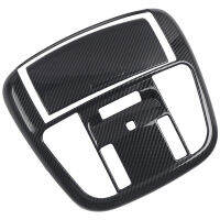 Car Carbon Fiber Front Reading Light Lamp Decorative Cover Trim for Dodge Charger 2011-2020 Accessories