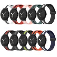 ┋♛ Sports Watch Wrist Strap Magnetic Buckle Silicone Sports Watch Band Soft Waterproof Replacement for Google Pixel Watch 2022