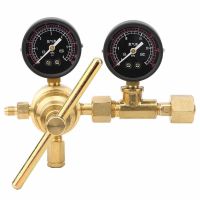 Garden tool parts 60kg Brass Nitrogen Regulator Pressure Gauge Nitrogen Pressure Reducer Reducing Valve Household tool parts