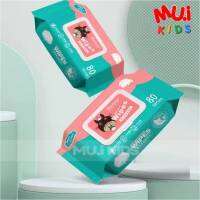 muikids- ?ทิชชู่เปียก สูตรน้ำ 99.99% สำหรับเด็ก และผู้ใหญ่ แผ่นทำความสะอาด