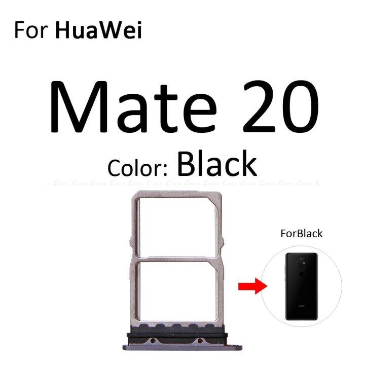 new-hot-anlei3-อะแดปเตอร์เต้าเสียบถาดเชื่อมต่อไมโครเอสดี-ซิมการ์ดสำหรับ-huawei-mate-20-pro-x-20x-lite-ที่ใส่เครื่องอ่านสล็อต