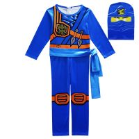 Hot Sell Ninja Cosplay Costumes Boy Jumpsuits Sets Halloween Christmas Party Clothes Ninja Superhero Streetwear Suits