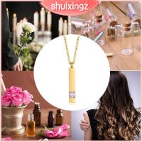 SHUIXINGZ ปรับได้ปรับได้ สร้อยคอจี้บาร์ ของขวัญสำหรับเด็ก เหล็กไร้สนิม จี้สร้อยคอของที่ระลึก ของใหม่ ความหมายที่มีความหมาย สร้อยคอโกศเครื่องประดับงานศพ ขี้เถ้าอนุสรณ์