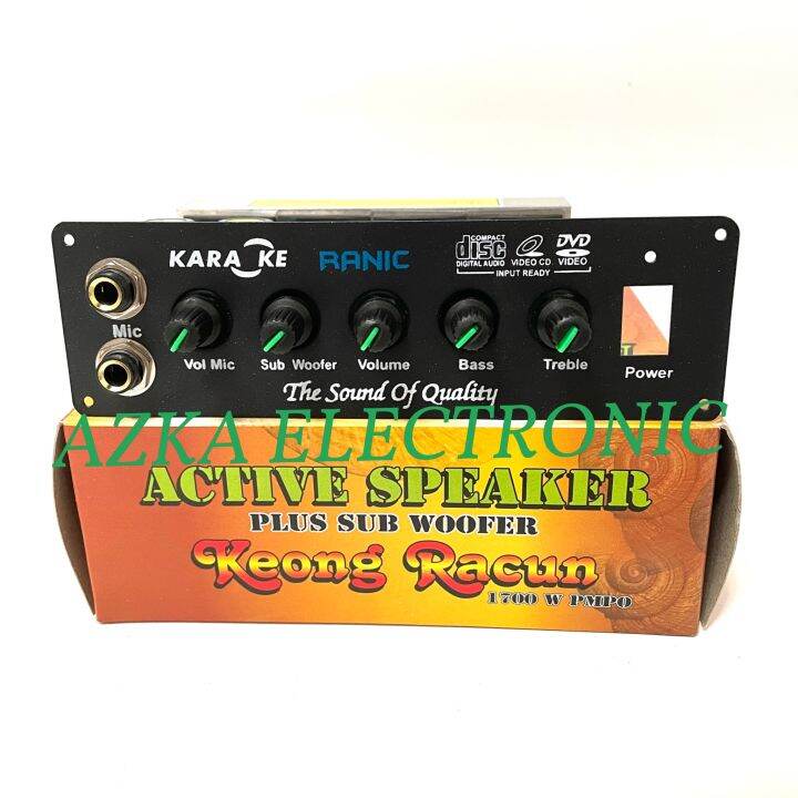 Kit Power Amplifier Speaker Aktif Stereo Plus Subwoofer W Pmpo Lazada Indonesia