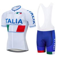 2022 2022 Team ITALIA Cycling Jersey 9D Bib Set MTB Uniform Bicycle Clothing Quick Dry Bike Clothes Wear Ropa ciclismo gel pad