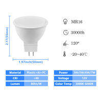 ร้อน10ชิ้น LED แรงดันต่ำสปอตไล MR16 12โวลต์3วัตต์-7วัตต์3000พัน-6000พันเปลี่ยน20วัตต์50วัตต์100วัตต์หลอดฮาโลเจนเหมาะสำหรับห้องครัวการศึกษา